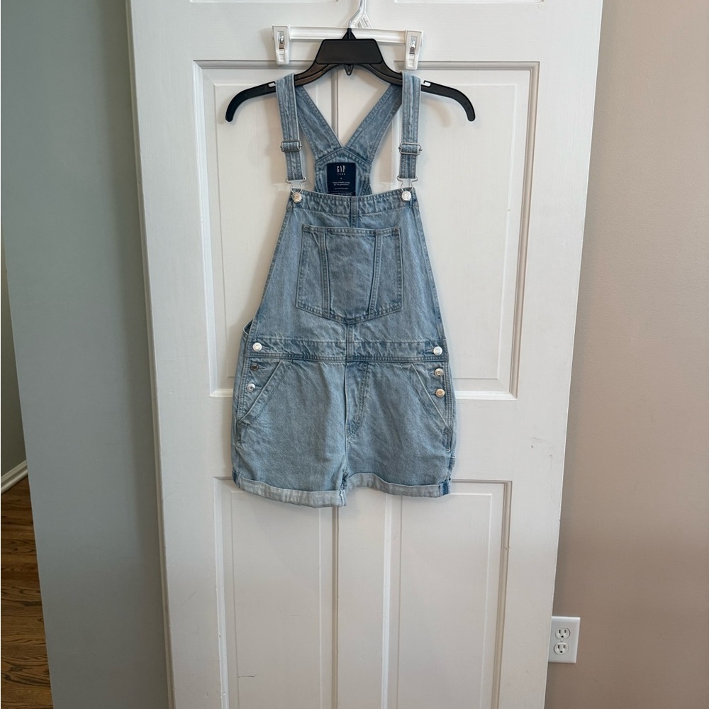 Gap Teen Light Blue Denim Overalls size 12